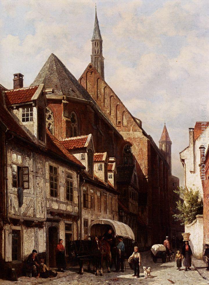Cornelis Springer Canvas Paintings